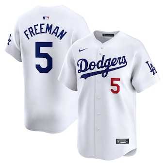 Mens Los Angeles Dodgers #5 Freddie Freeman White Cool Base Stitched Baseball Jersey Dzhi->los angeles dodgers->MLB Jersey